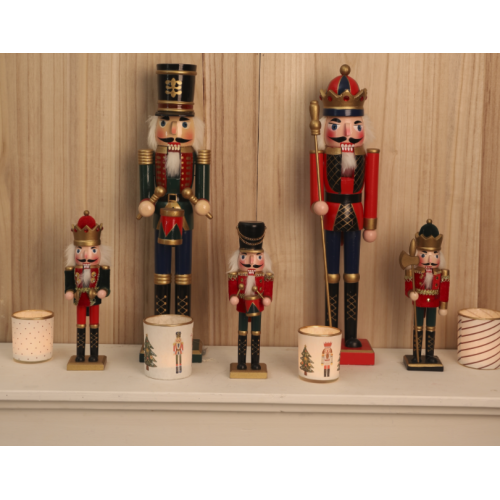 Various models directly Christmas wooden nutcracker